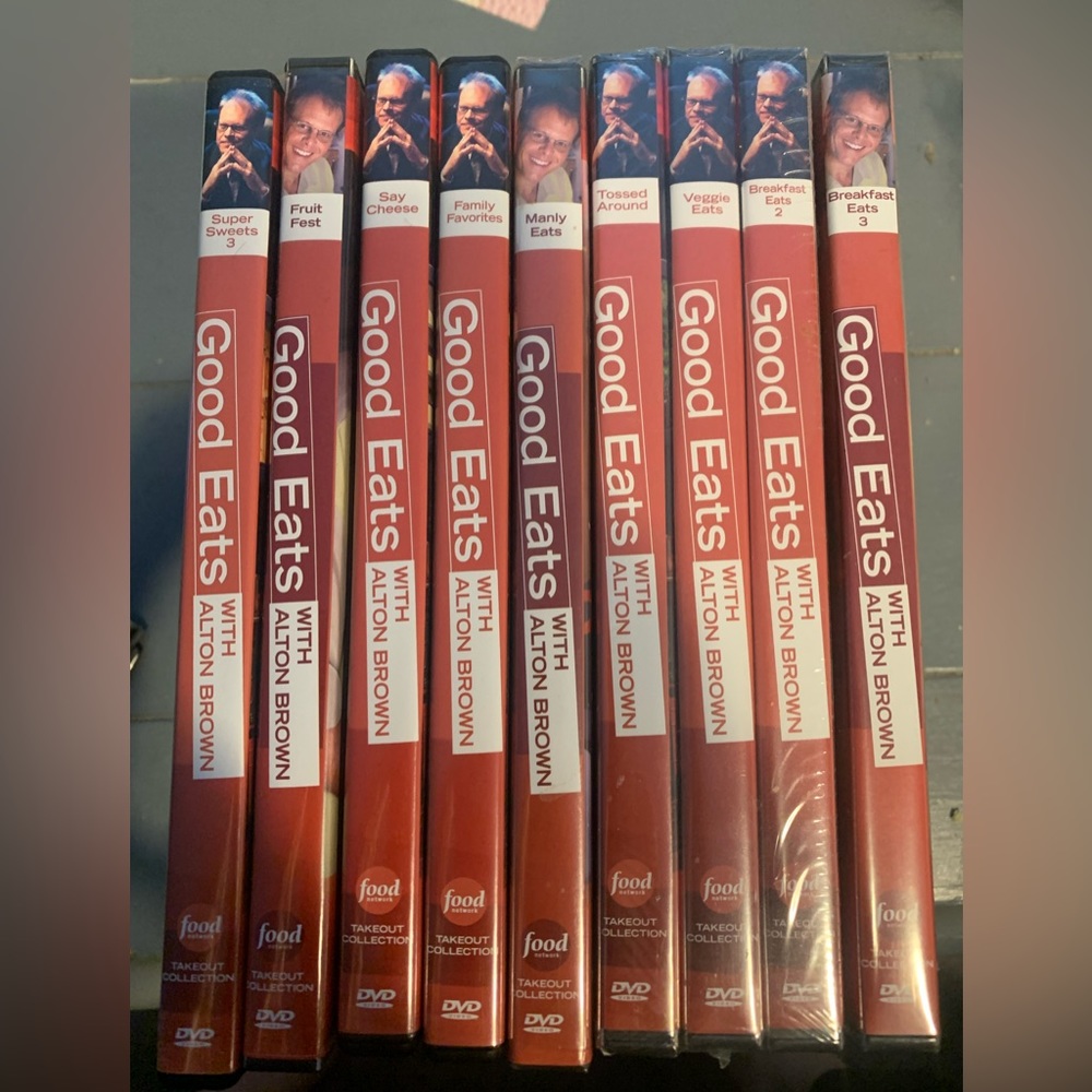10 DVD Good Eats with Alton Brown